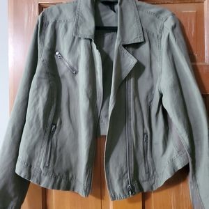 Lane Bryant - olive - light weight biker jacket - 18